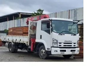型枠専門の建設会社のユニック運転手!!