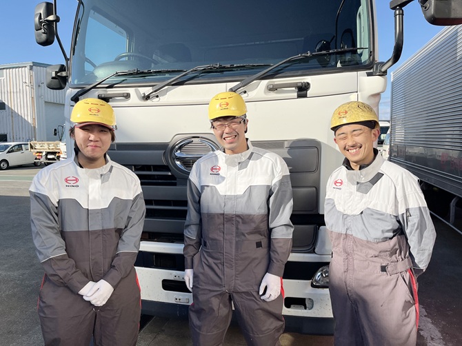 隊員にも馴染みのある【日野自動車】 整備職を歓迎募集!!